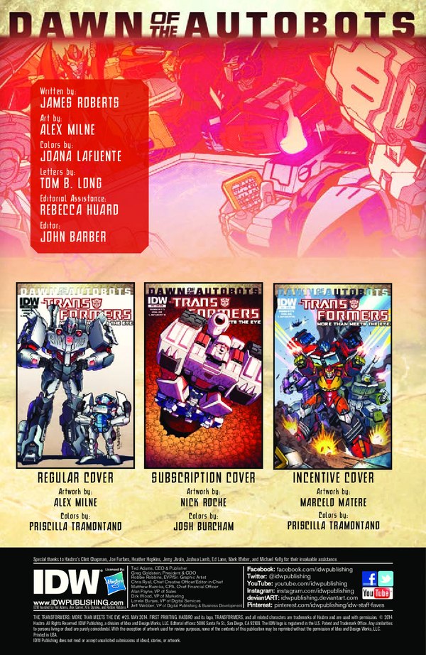 Full Preview Transformers More Than Meets The Eye 29 Comic Book    STAND OFF  (2 of 9)